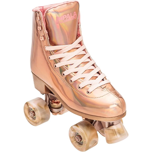 Patines Quad Impala 8 Rosa Dorado para Mujer