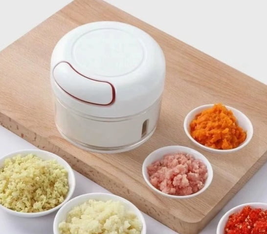 Multifunctional vegetable cutter, manual garlic puller, mini garlic mincer, garlic cutting, household garlic press, garlic pounder