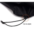 thumbnail image 3 of Lawn Mower Cover 210D Waterproof Polyester Fiber Lawn Tractor Cover Dust and Weather Protection Black, 3 of 5