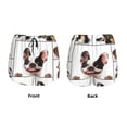 thumbnail image 3 of Fotbe Pedigree dogs collage Pattern Womens High Waist Running Shorts Athletic Workout Quick Dry Shorts for Women with Pockets Gym Yoga Summer Shorts-Large, 3 of 7