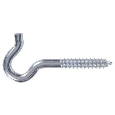 

Hillman Group 321253 Flagged - Heavy Duty Screw Hook 0.375 x 8 in. - Pack of 5