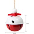 thumbnail image 2 of 12 cascabeles gigantes de metal para decoración de árboles de Navidad, cascabeles de metal multicolor, rojos y blancos, 4 x 4 cm, 2 of 5