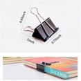 thumbnail image 5 of 96 Pack (19mm) Mini Binder Clips 3\\/4-Inch Small Black Paper Clamps for Office Supplies, 5 of 5