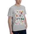 thumbnail image 2 of Bingfone Alpaca Flower Men'S Loose Fit Short-Sleeve Pocket T-Shirt, 2 of 7