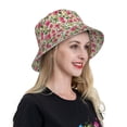 thumbnail image 6 of Bingfone Rose Flowers Bucket Hat for Men Women,Packable Reversible Printed Sun Hats,Fisherman Outdoor Travel Hiking Beach Caps, 6 of 7