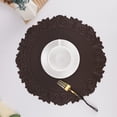 thumbnail image 3 of Leather Place Mat Table Mat Heat Insulation Mat Home Kitchen Cartoon Japanese Style Nordic European Style Round PVC-style8, 3 of 4