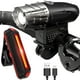thumbnail image 1 of Encendiendo Luz de manillar delantera de recarga USB para bicicleta MTB a prueba de agua + luces traseras Likrtyny Accesorios para bicicletas, 1 of 9