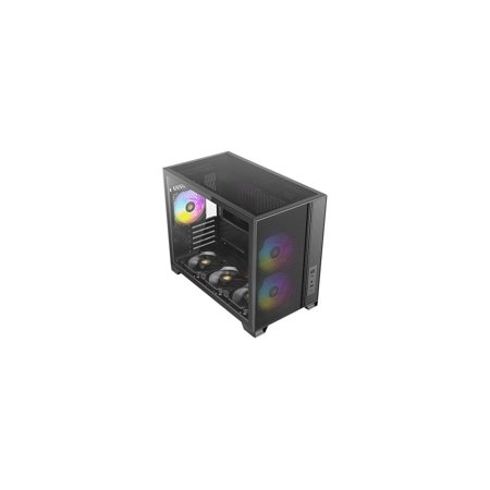 Antec FLUX M M-ATX対応 強化ガラスパネル搭載 冷却型ミニタワーPCケース
