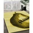 thumbnail image 3 of Ahgly Company Machine Washable Indoor Square Transitional Oak Brown Area Rugs, 3' Square, 3 of 7