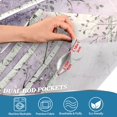 thumbnail image 4 of Yayeee Kitchen Valance Rod Pocket 54" x 18" Living Room Window Curtain, Purple Deer, 4 of 6