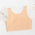thumbnail image 2 of Bra for Girls Sport 10-12 Girls Bras Ages 12 Training Bras Training Bras for Girls Scalloped Bra Wireless Bras Bralette Comfy Bra #Beige 9-13 Years, 2 of 5