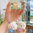 thumbnail image 3 of Plush Keychain, 2pcs/set Magnetic Otter Keychain Korean Style Cartoon Couple Pendants Cute Animal Keyring Bag Charms Car Key Accessories For Women, 3 of 7
