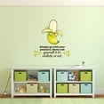thumbnail image 2 of Realistic Or Not Banana Fruit Quote Cartoon Quotes Decors Wall Sticker Art Design Decal for Girls Boys Kids Room Bedroom Nursery Kindergarten Home Decor Stickers Wall Art Vinyl Decoration (40x20 inch), 2 of 2