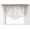 Silver, variant on 1PC BONITA SOLID COLOR SHEER WAVY VALANCE WINDOW CURTAIN W/BEAD TRIM CASCADING