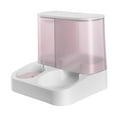 thumbnail image 3 of Automatic Feeder, 2 in 1 Cat Food and Water Dispenser, Large Capacity Pet Dispenser, Food and Watering Supplies for Puppy Cats Pink, 3 of 8