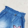 thumbnail image 5 of PureChapter Infant Toddler Girls Butterfly Print Flying Sleeve and Matching Elastic Shorts 2PCS For Summer Outdoor, 5 of 6