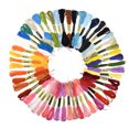 thumbnail image 2 of 100 unids / set hilos de bordado de algodón de punto de cruz mezcla de colores madejas de tejer DIY costura hilo de hilo de seis hebras GeweYeeli JJ25448-00, 2 of 7