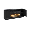 thumbnail image 3 of ANPOO 80" Farmhouse Fireplace TV Stand for TVs up to 90", Electric Fireplace Media Console, 12‑Color Flame, Fluted Entertainment Center with Power Outlet, 3 of 7