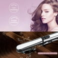 thumbnail image 2 of Mini Straight Curling Dual Temperature Adjustable Professional Hair Straightener With Lock Straight Iron, 2 of 9