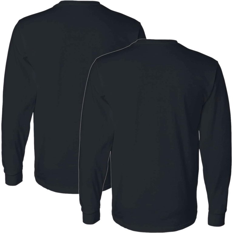 Fruit of the loom black 2025 long sleeve