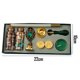 thumbnail image 2 of Kit de cera para sellar con cuentas de cera, calentador de cera, cuchara de cera y velas candelita para sellar letras, 2 of 5