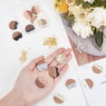 thumbnail image 3 of 154Pcs Resin Wood Earring Pendants Flat Round Resin Wood Statement Mixed Color Dangle Earring Making Kits for Necklace and Earring Making - 7 Styles, 3 of 6
