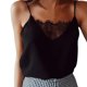 thumbnail image 4 of Mujeres Encaje Patchwork Espagueti Correa Chaleco Sin mangas Gasa Cuello en V Cami Top Advancent FS10872-05, 4 of 7
