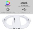 thumbnail image 3 of Game Controller Charging Station, Fast Charging Space Saving Game Console Station  for Disc Edition White,Black, 3 of 7