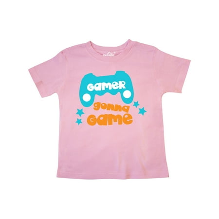 

Inktastic Gamer Gonna Game Joystick Joypad - Orange Blue Gift Toddler Boy or Toddler Girl T-Shirt