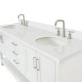 thumbnail image 4 of Ariel S073dwqovo Magnolia 72" Free Standing Double Basin Vanity Set - Grey / Pure White, 4 of 7