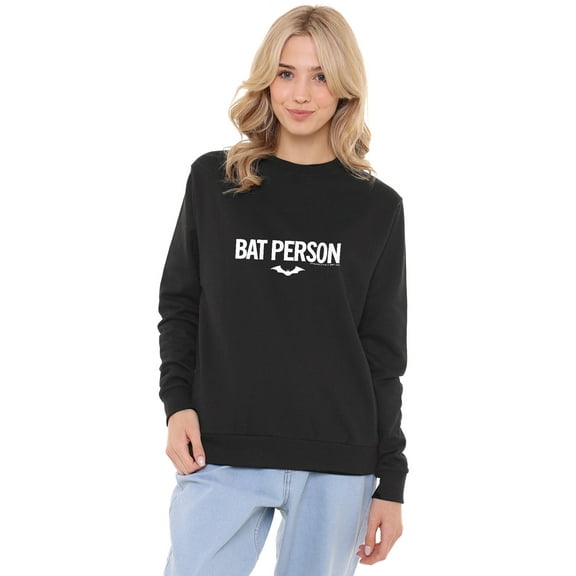 Batman Bat Person Women's Crew Sweatshirt
