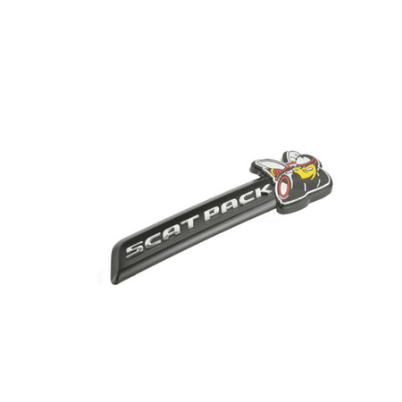 Dodge Factory Parts Factory New Mopar Part #68272519-AA Front Grille Scat Pack Nameplate for Dodge charger 2015-2018 ()