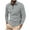 Gray, variant on Jalioing Men's Collared Shirts Business Casual Long Sleeve Half Zip Golf Shirts Dressy Fashion Texture Tops