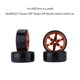 thumbnail image 1 of 4 llantas de rueda de coche de deriva, llantas duras para coche RC de deriva 1/10, color blanco, 1 of 4