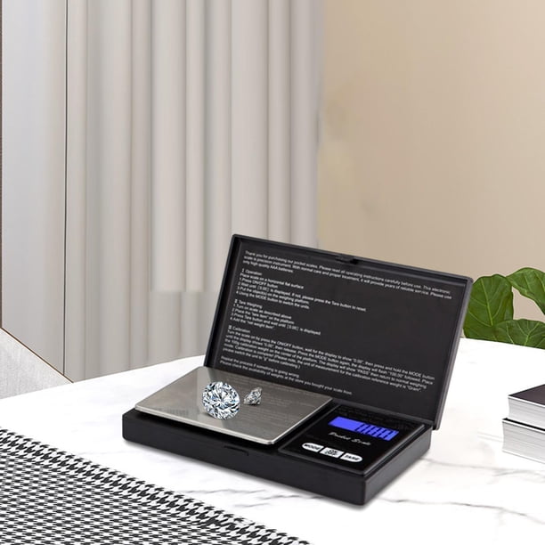 Báscula Electrónica, Básculas Digitales, 500 G 0,01 G Báscula De Cocina De Bolsillo Mini Joyería Báscula De Gramos De Oro Báscula De Peso Báscula De Joyería Digital Balanca De Alta Precisión Medición