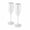 White, variant on Stcellnmex 6 oz Wedding Shatterproof Plastic Champagne Flutes Set of 2