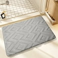 thumbnail image 6 of YIMWNYI Bathroom Carpet Thick Non-Slip Soft Comfortable Decorative Rug, Absorbent Area Mat for Bathroom, Bedroom, Kitchen, Stylish & Durable Floor Covering, 6 of 6