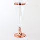 thumbnail image 1 of Paquete de 6 copas de champán de plástico de oro rosa, copas de champán de oro rosa elegantes, vasos de plástico clásicos para cócteles de fiesta, 1 of 5