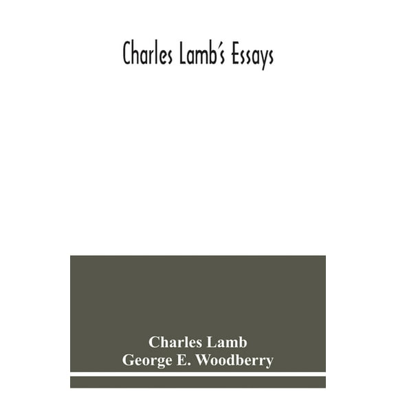 Charles Lamb's essays, (Paperback)