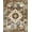 Black Cream Gold, Pattern 4, variant on ODIKA Vintage Boho Distressed Retro Border Textured Pile Stain Resistant Low Profile for Dorm Room, Small Living Apartment