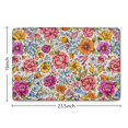 thumbnail image 5 of Pioneer Flower Floral Print Flannel Non Slip Door Rugs,Washable Door Mats Indoor,Decorative Door Mats,Dirt-Resistant and Absorbent Doormat for Entrance,Bedroom,Kitchen,Bathroom,23.5"x16", 5 of 5
