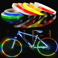 thumbnail image 1 of High Quality Night Fluorescent Motorcycle Reflective Strips Warning Stickers Motorcycle Bike Body Rim Wheel Stripe Tape Stickers1M X 5CM12 He Qiyong unisex, 1 of 1