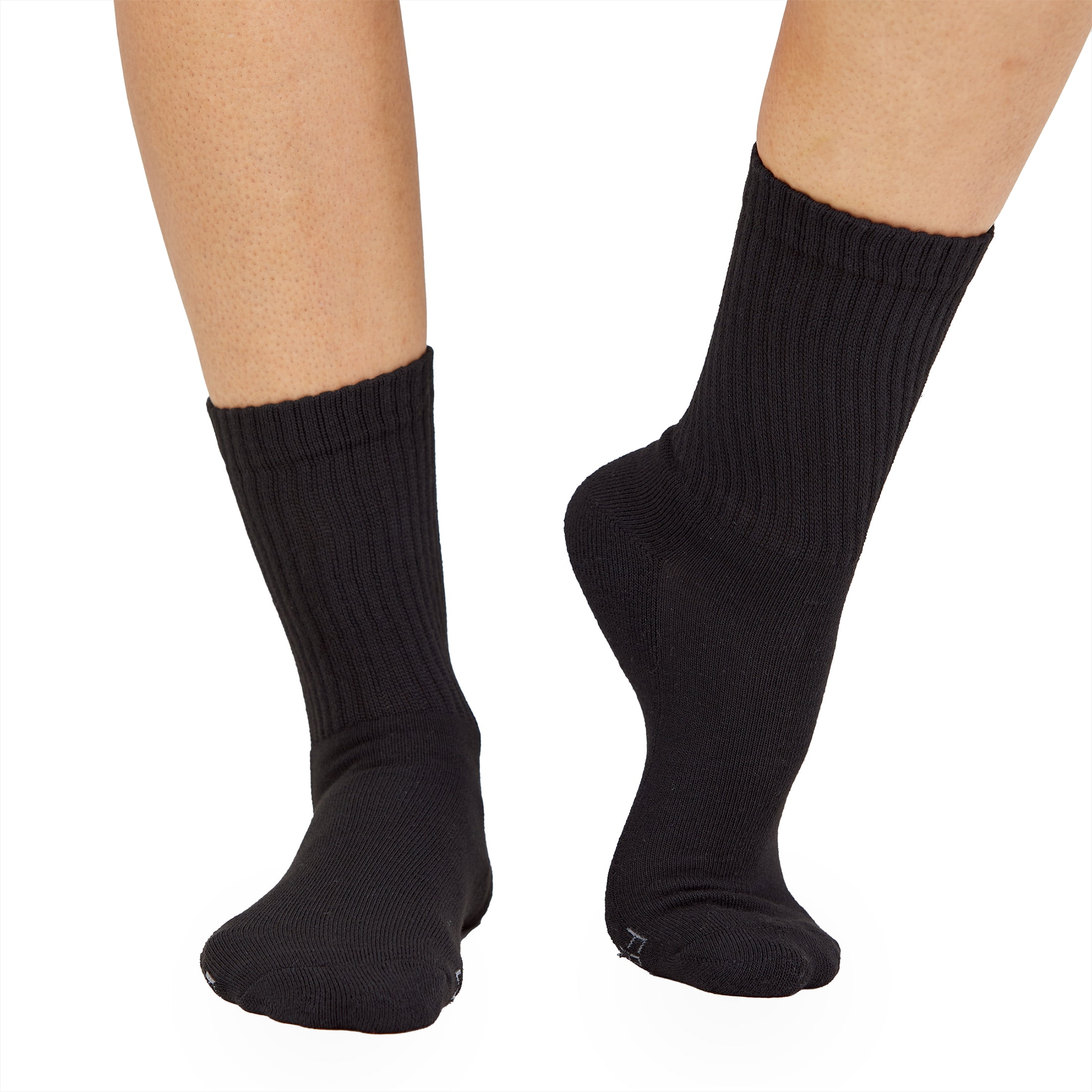 Fruit of the Loom All Day Comfort Women's Socks, Sizes 4-12, 6-Pack