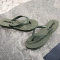 thumbnail image 4 of LIANGP Women's Sandals Shoes Flat Bottom Fashion Flip Flops Waterproof Beach Flip Flops Flip Flops Women's Shoes Green Size 8, 4 of 4