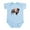 Sky Blue, variant on CafePress - Buffalo Infant Bodysuit - Baby Light Bodysuit, Size Newborn - 24 Months