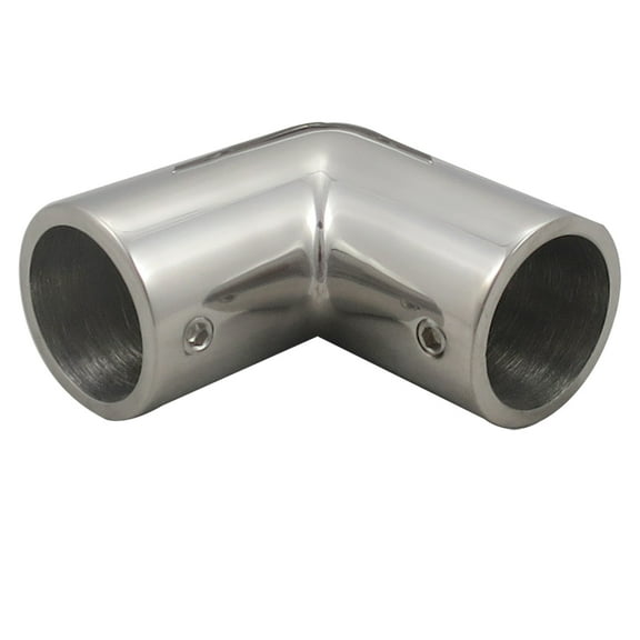 White Water Stainless 2-Way Boat Hand Rail Fitting 90 Degree Elbow