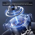 thumbnail image 3 of Electric Kettle 2L 1500W Fast Boil, Stainless Steel Liner, Safe Auto Shut Off, Easy Clean, Multipurpose, Borosilicate Glass, LED Light, 3 of 7