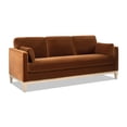 thumbnail image 6 of Knox 84" Modern Farmhouse Sofa with Burnt Orange Performance Velvet, 6 of 14