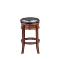 thumbnail image 2 of Boraam Wood Hamilton Backless Swivel Bar Stool in Cherry Finish, 2 of 3