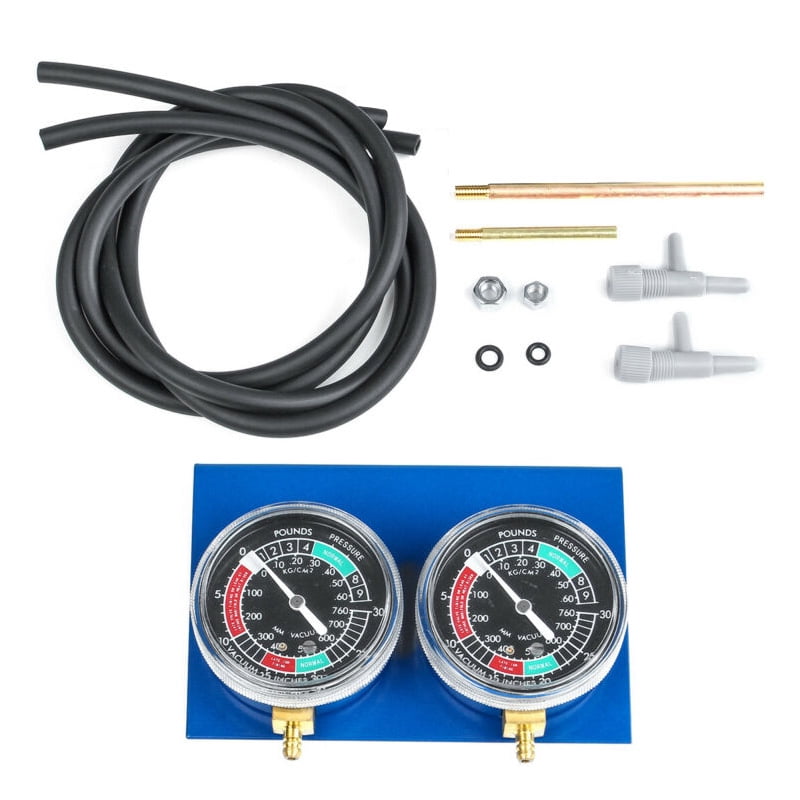 2*Motorcycle Carburetor Vacuum Gauge Balancer Synchronizer Tool w/Hose